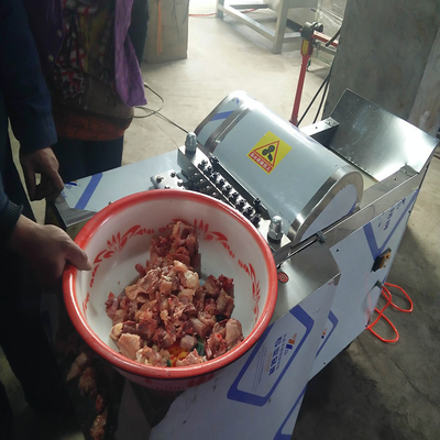 الصين التلقائي الدجاج الخام المجمدة اللحوم كوبر المقامر آلة قطع الآلات