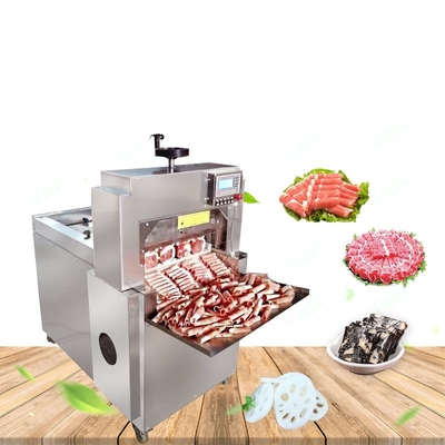 آلة قطع لفائف اللحوم المجمدة عالية السرعة قطع لحم الضأن