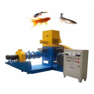 آلة مطحنة تغذية الأسماك العائمة المعدلة السرعة عالية السعة
