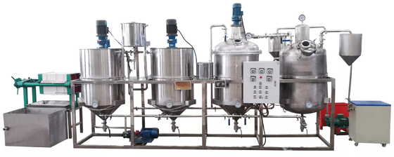 2500KG / D آلة ضغط الزيت الأوتوماتيكية عالية السعة آلة تكرير زيت الطعام