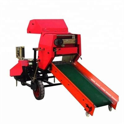 15hp صغير العلف المكبس وآلة التغليف 2.8m ارتفاع محرك الديزل