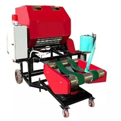 DH 5652 آلة تغليف بالة مستديرة 6t / H 15hp محرك ديزل للتبن