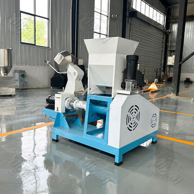 سعر بالجملة رخيص الأسرة 5.5kw واحد خرطوشة صانع قشرة تغذية الأسماك معالجة آلة جافة نوع كلب طعام قشرة آلة للبيع
