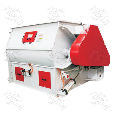 MIKIM خلاط علف الحيوانات 1.5KW خلاط مجداف ذو أعمدة مزدوجة ضد الغبار CE