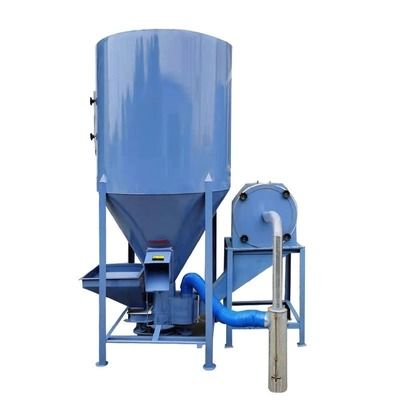 خلاط علف الأسماك متعدد الوظائف 0.3t / H 0.4t / H SS304 معدات خلط الأعلاف