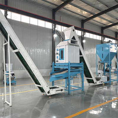 عشرة أطنان في الساعة خط إنتاج الكفاءة العالية للدواجن الماشية الماشية الغنم الغذاء الدجاجي