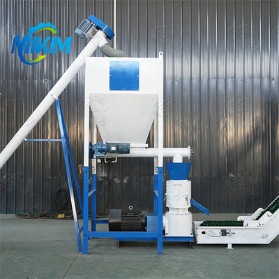 خط إنتاج حبيبات علف الدجاج عالي الجودة والأوتوماتيكي بالكامل، الموفر للعمالة والفعال