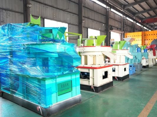 الكتلة الحيوية علف الحيوان آلة التكوير 2-12mm الخشب المحبب