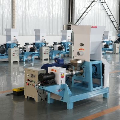 500 كجم / ساعة بيليه طعام الأسماك الصغيرة ماكينة 2.2kw قطع الطاقة
