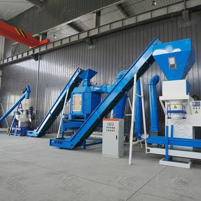 آلة بيليه الكتلة الحيوية مدفوعة PTO من نفايات الخشب ومسحوق الفحم