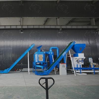 خط إنتاج الوقود القش التلقائي التلقائي والفعال بالكامل