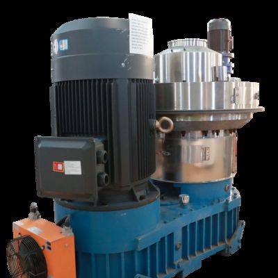 آلة الكريات الخشبية المسطحة 1100 كجم / ساعة 800 كجم / ساعة موفرة للطاقة غير قابلة للصدأ