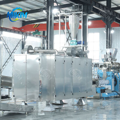 1-2T / H سعة كبيرة عائمة / غرق من النوع الرطب برغي واحد لتغذية الأسماك بيليه الطارد خط إنتاج الكارب الروبيان أغذية الحيوانات الأليفة موتور PLC مضخة والعتاد