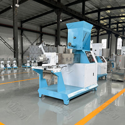 40–250 kg/h Dry-Type Single-Screw Floating Fish Feed Pellet Machine  for Fish Farm