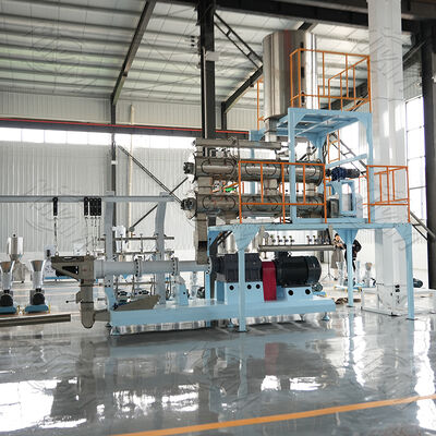 Hot Sale 0.1-6ton/h Dry Wet Pet Dog Cat Food Fish Feed Pellet Extruder Producing Machinery Plant Wet Type Tilapia Floating Fish Feed Mill Pellet Twin Screw Extruder Making Machine
