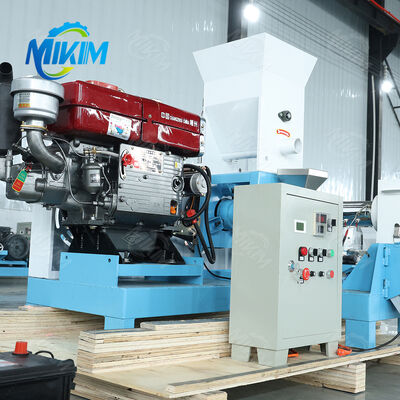MIKIM 500 كجم/ساعة الديزل واحد خرطوشة عائمة صانع حبوب الغذاء الأسماك الغذاء المائي محفز الغذاء العائم المائي الغذاء الحيوانات الأليفة