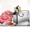 CE 50kg / H آلة تجهيز اللحوم الأوتوماتيكية المجمدة القطاعة قطع CNC لوحة