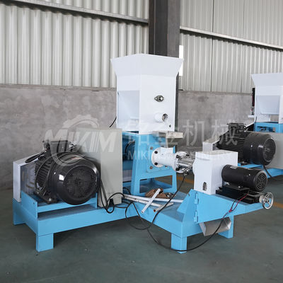 1.5t / H تغذية الأسماك بيليه آلة الجافة أغذية الحيوانات الأليفة ماكينة 90kw 155mm Dia