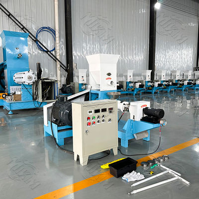 آلة بثق علف الروبيان الصغيرة MIKIM 200-500 كجم/ساعة، آلة علف الأسماك العائمة الصغيرة آلة بثق علف الأسماك آلة صنع حبيبات العلف