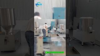 التشغيل التجريبي لمصنع بثق أغذية الحيوانات الأليفة | إنتاج أغذية الكلاب الثلاثية